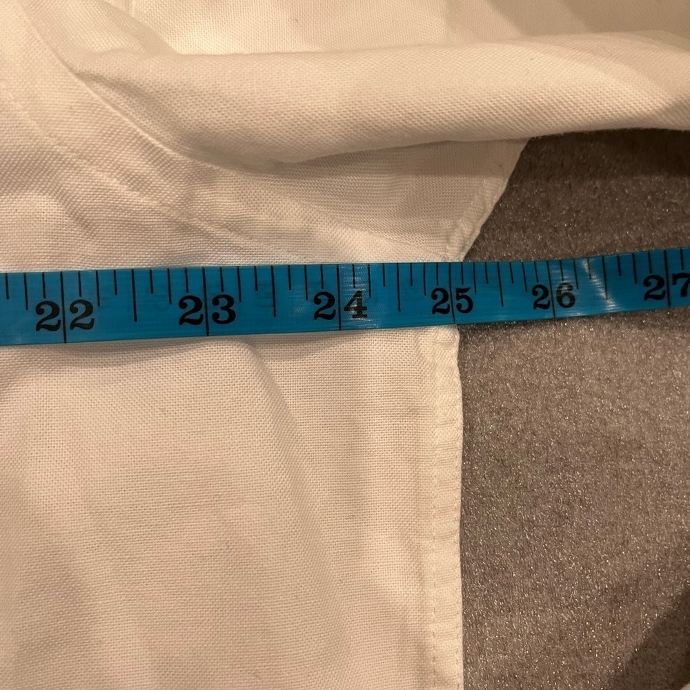 [XXL]Zara Men's White Heavy Cotton Button Down Shirt NWOT - Picture 6 of 11